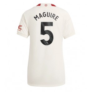 Manchester United Harry Maguire #5 Koszulka Trzecich Kobiety 2023-24 Krótki Rękaw